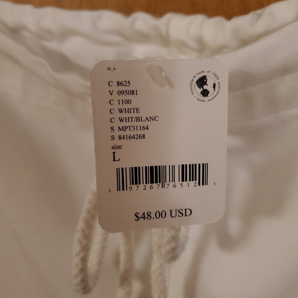 Free People Easy Rider Shorts Women's Large White NWT - Picture 5 of 7